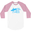 surf board surfer australia save a wave ride a surfer ocean 3/4 Sleeve Shirt