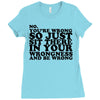 you're wrong Ladies Fitted T-Shirt