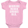 Winning Never Grows Old Baby Onesie