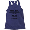 April Girl Racerback Tank