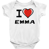i love emma Baby Onesie