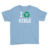 i recycle girls slogan text funny baseball jersey Youth Tee