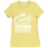 Queens Are Born In December Ladies Fitted T-Shirt