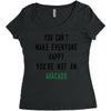 You Can't Make Everyone Happy You're Not an Avacado Women's Triblend Scoop T-shirt