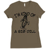 i'm kind of a big dill Ladies Fitted T-Shirt