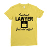instant lawyer just add coffee Ladies Fitted T-Shirt