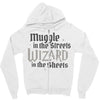 muggle in the streets, wizard in the sheets Zipper Hoodie