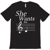 she wants the d black T-Shirt