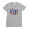 vote deez nuts Ladies Fitted T-Shirt