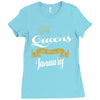 queens are born in january Ladies Fitted T-Shirt