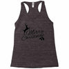 merry christmas flower Racerback Tank
