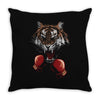 king boxer Throw Pillow