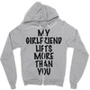 my girlfriend lifts more than you (2) Zipper Hoodie