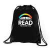 read you dumb fuck Drawstring Bags