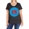 please blu Ladies Curvy T-Shirt