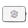 20 Dice Flowers Laptop sleeve