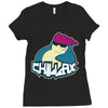 chillax Ladies Fitted T-Shirt