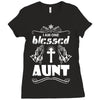 I Am One Blessed Aunt Ladies Fitted T-Shirt