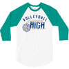 volleyball jefferson high varsity team 3/4 Sleeve Shirt
