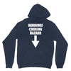 warning choking hazard printed Unisex Hoodie