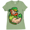 happy saint patrick day Ladies Fitted T-Shirt