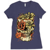 death flower Ladies Fitted T-Shirt