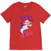 Mommy Shark -Shark Do Do Do V-Neck Tee