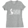 robot dinosaur Ladies Fitted T-Shirt
