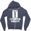 novelty funny humor tee graphic Zipper Hoodie