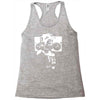 darth vader with boom box Racerback Tank