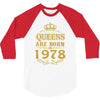 queens are born in 1978 3/4 Sleeve Shirt