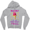 birthday troll mommy Zipper Hoodie