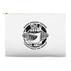 given enough coffee i could rule the world white Accessory Pouches