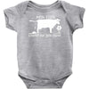 vegetarier mein essen schei&szlig;t Baby Onesie