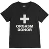 orgasm donor V-Neck Tee