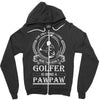 Golfer Pawpaw Zipper Hoodie
