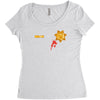 sheriff grimes Women's Triblend Scoop T-shirt
