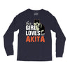 This Girl Loves Her Akita Long Sleeve Shirts