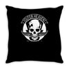 metal gear solid outer heaven logo Throw Pillow