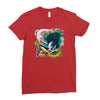 dragons by my side Ladies Fitted T-Shirt
