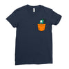 plankton pocket Ladies Fitted T-Shirt