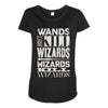 wizards kill wizards Maternity Scoop Neck T-shirt