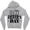 happy father day greeting Zipper Hoodie