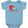 an apple a day Baby Bodysuit