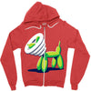 scratchy Zipper Hoodie