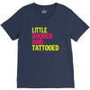 little boobed and tattoed V-Neck Tee