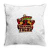piscina de la muerte   tacos Throw Pillow