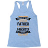 Super Cool Father Of A Freaking Awesome Daughter Racerback Tank