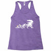 alien evolution   mens funny Racerback Tank