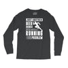 beer drinker with a running problem Long Sleeve Shirts